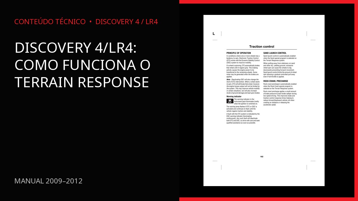 Discovery 4/LR4: como funciona o Terrain Response