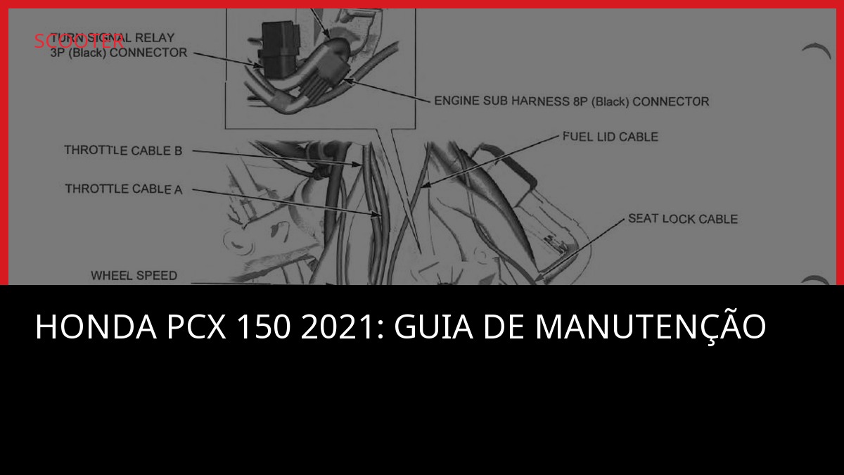 Honda PCX 150 2021: guia de manutenção