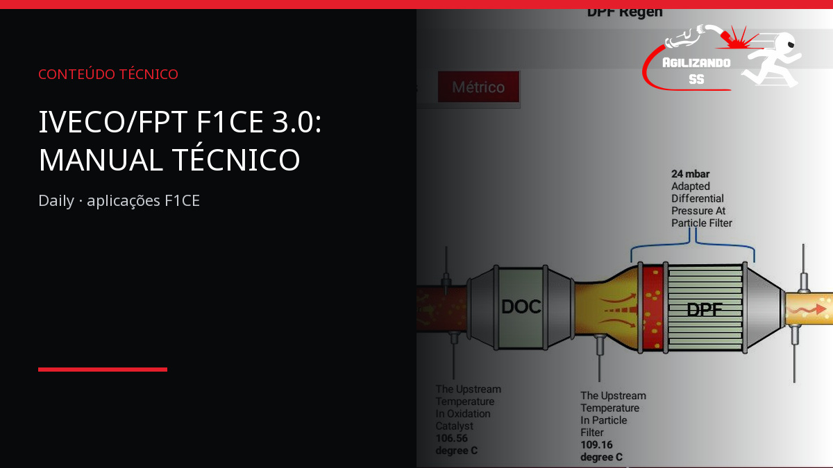Iveco/FPT F1CE 3.0: diagnóstico e manutenção com método
