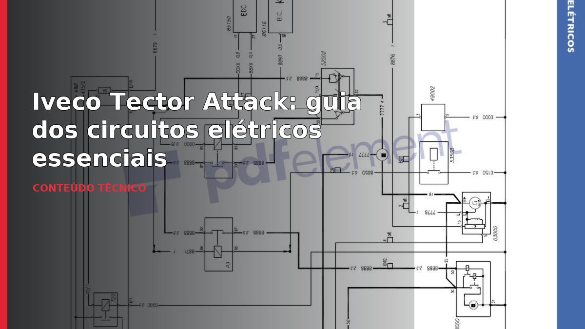 Iveco Tector Attack: guia dos circuitos elétricos essenciais