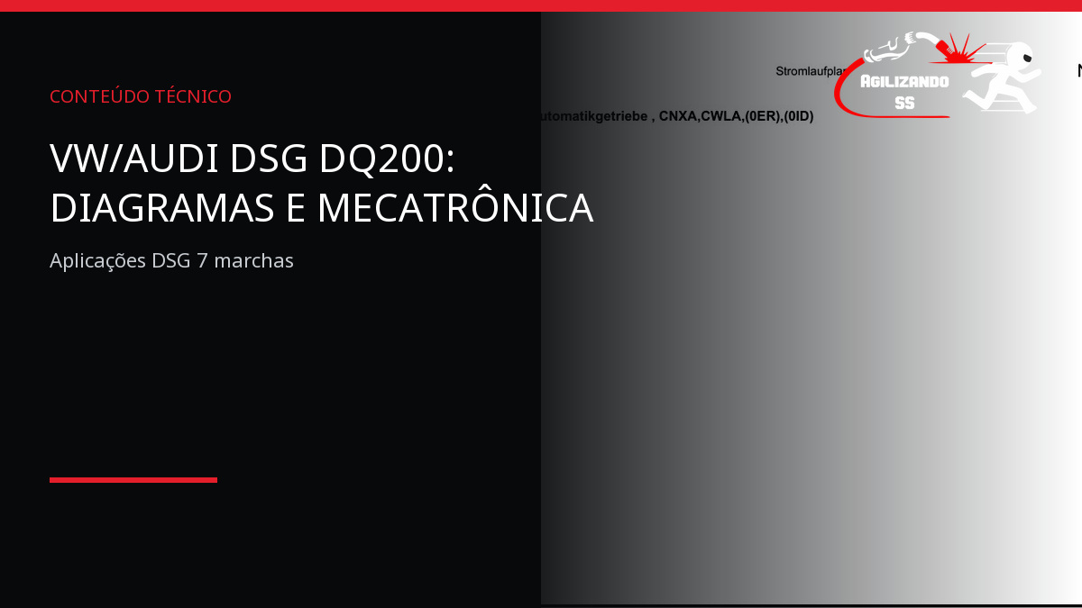DQ200: diagramas, mecatrônica e torques sem adivinhação